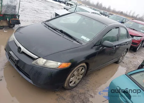 2007 Honda Civic Lx z USA, uszkodzony, nr VIN 2HGFA165X7H309210